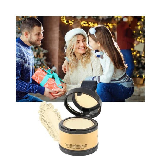 Water-Resistant Hairline Concealer Powder with Built-In Sponge Applicator