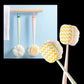Long Handle Body Scrubber with Dual Sided Brush Head and Extended Reach