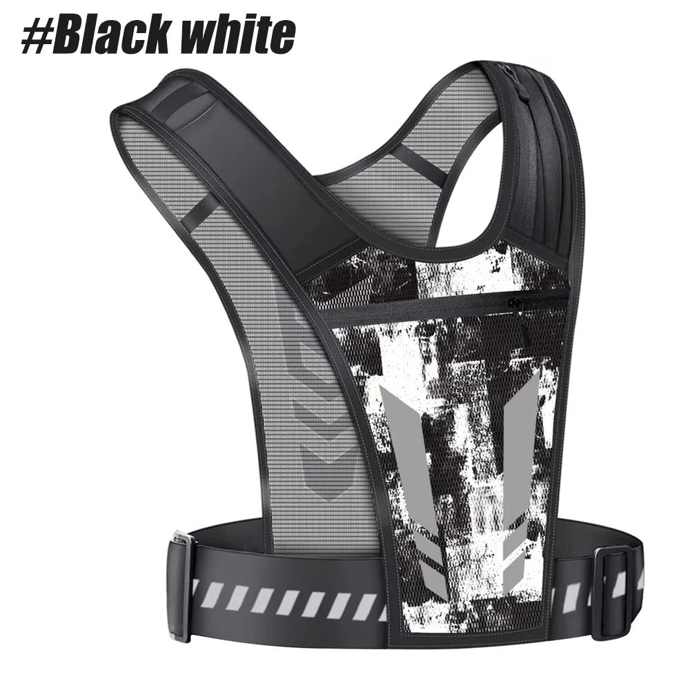 Phone Holder Vest With Adjustable Fit and Multi-Pocket Storage