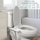 Toilet Bidet Attachment with Retractable Nozzles and Adjustable Water Pressure
