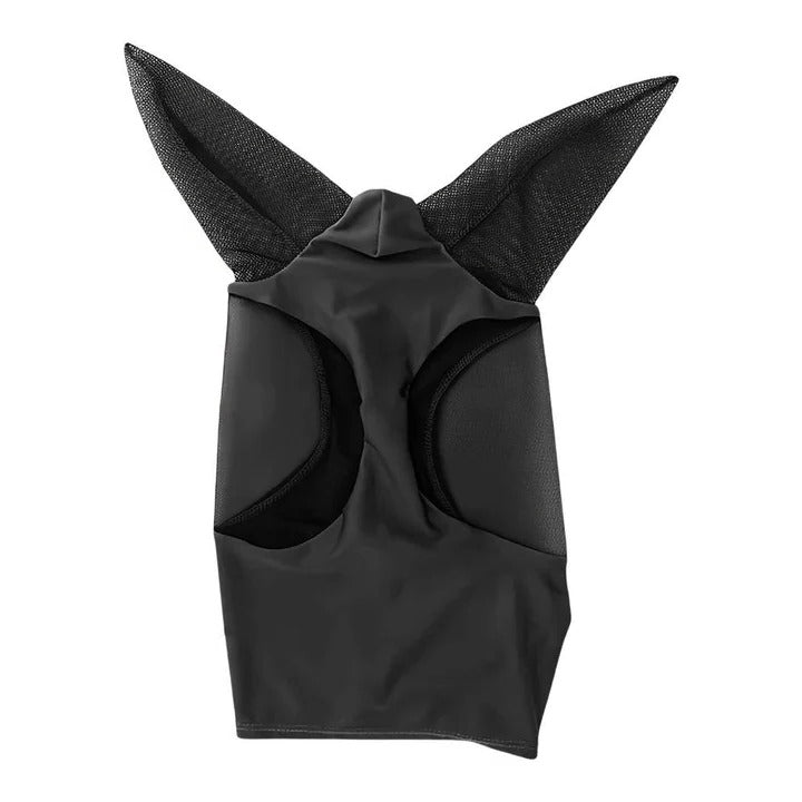 Horse Fly Mask with Mesh Face Coverage and UV Protection, Stretchy Elastic Fit