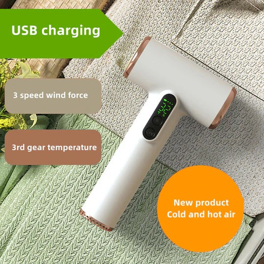 Cordless Hair Dryer with High-Speed Airflow for Portable Use