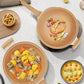 Nonstick Wok with Micropressure Sealing and Steamer Basket, Gas and Induction Compatible
