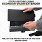 Polarized Anti-Glare Car Sun Visor for Day and Night Driving