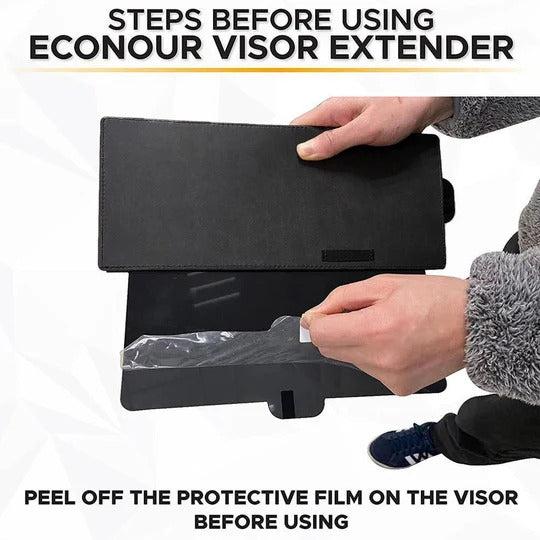 Polarized Anti-Glare Car Sun Visor for Day and Night Driving