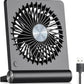 Ultra Quiet Small Desk Fan with Adjustable Airflow and USB Power