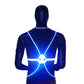 LED Safety Vest with 360-Degree Illumination and Adjustable Band, Weather Resistant