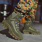 Winter Tactical Boots with Insulated Lining and Ankle Support, Moisture Blocking