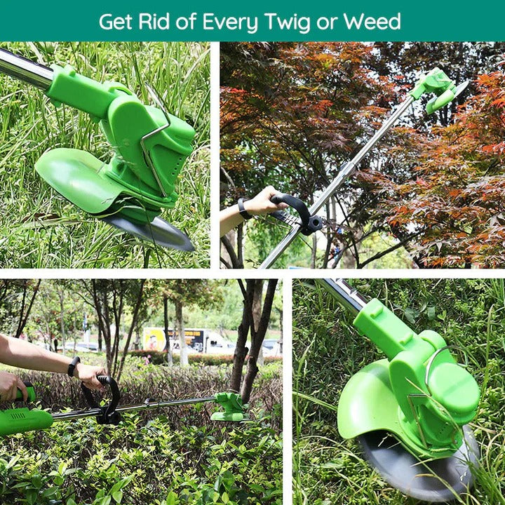 Powerful Battery-Operated Cordless Grass Trimmer