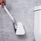 Wall Mounted Toilet Brush with Deep Reaching Bristles and Drip Away Holder