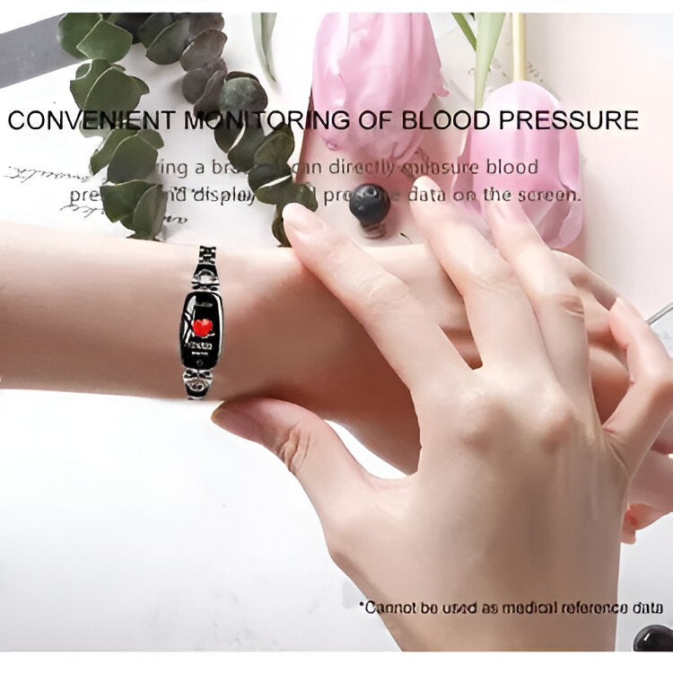 Fitness Bracelet with Heart Rate Monitoring and Touchscreen Display, Interchangeable Chains