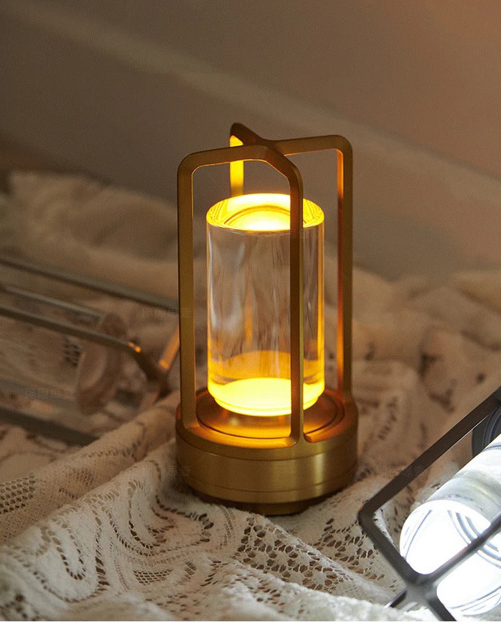 Cordless Table Lamp with Touch Dimmer and Adjustable Color Temperature, USB-C Rechargeable