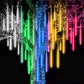 Cascading LED String Lights with Snowfall Effect and 144 Bulbs, 6.5 Feet