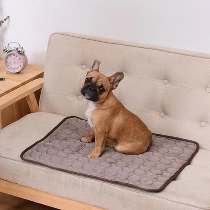 Pressure Activated Cooling Pad with Foldable Design and Machine Washable Surface