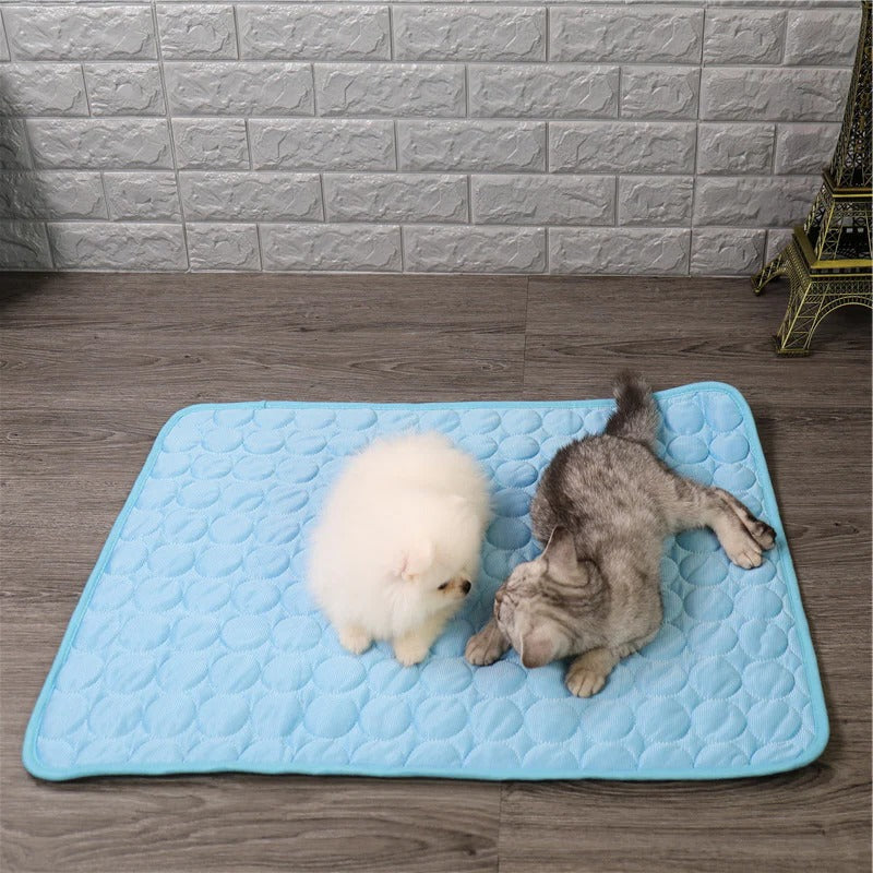 Pressure Activated Cooling Pad with Foldable Design and Machine Washable Surface