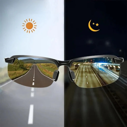 Polarized Photochromic Sunglasses for Adaptive Outdoor and Driving Vision