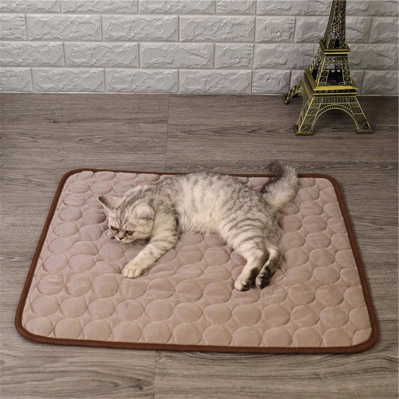 Pressure Activated Cooling Pad with Foldable Design and Machine Washable Surface