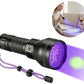 Blacklight for Cat Urine, UV Flashlight Pet Urine Detector for Dog Stains, Carpet and Furniture Inspection