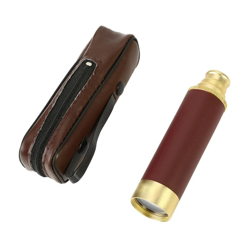 High Definition Monocular Spyglass Pirates Telescope, Portable Long Range Monocular Scope