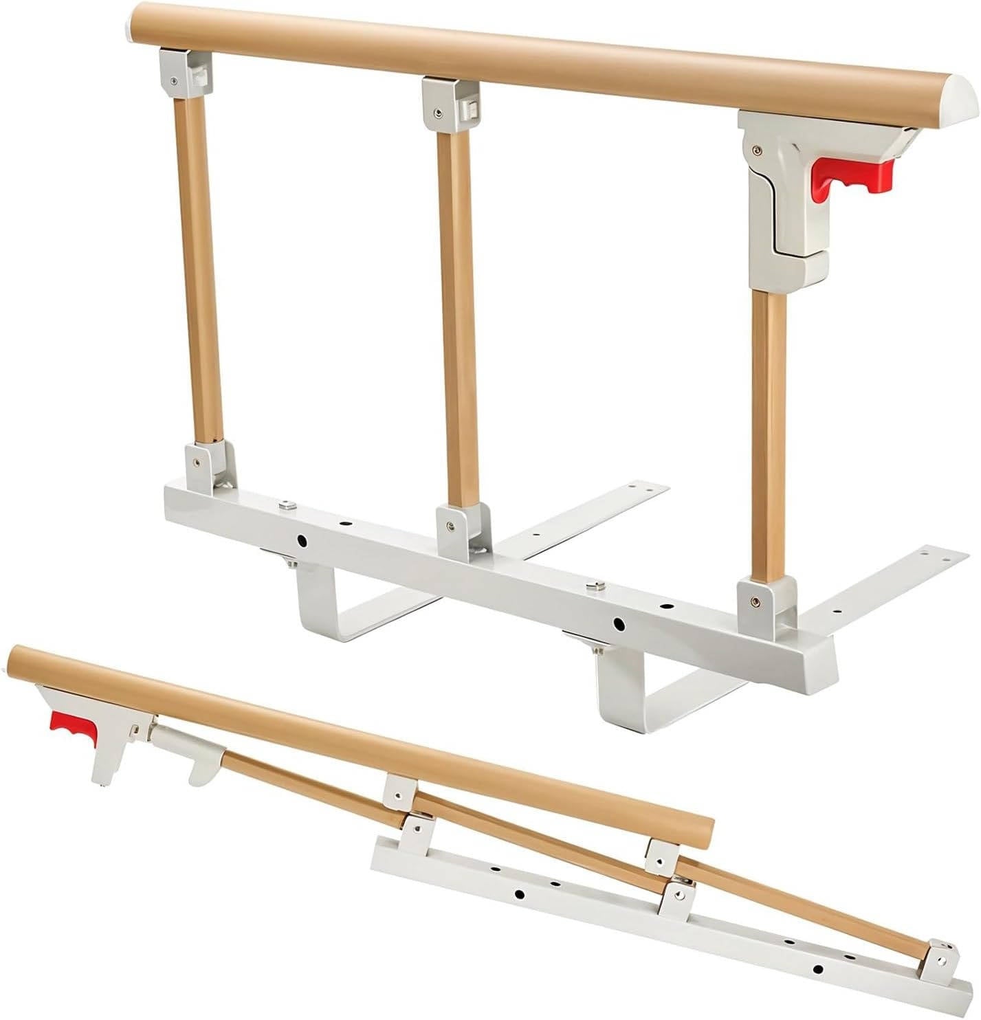 Large Anti Fall Elderly Bed Guard Rail, Adjustable Safety Bed Assist Rail for Seniors