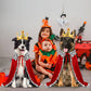 Halloween Dog King Costume, Royal Cape with Crown for Medium and Large Dogs, Pet Costume for Parties