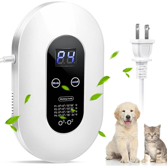 Plug In Odor Eliminator for Pets, 99% Cat Litter Deodorizer & Dog Poop Odor Removal