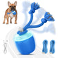Interactive Dog Toys, Automatic Moving and Rolling Dog Toy Ball with Rope for Medium and Large Dogs