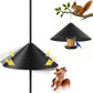 19 Inch Metal Squirrel Baffle for Bird Feeder Pole, Squirrel Proof Rain Guard Cover