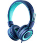 Foldable Kids On Ear Headphones for Children, Teens, Boys & Girls, Compatible with Smartphones, Tablets, School, Kindle & Airplane Travel