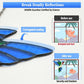 2 Pcs Hummingbird Stained Glass Window Hanging Suncatchers, Handmade Copper Foil Sun Catcher Decor