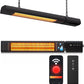 1500W Infrared Patio Heater, WiFi App Control, 9 Heat Levels and 24H Timer for Outdoor Heating