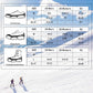 Ice Cleats for Shoes and Boots, 19 Stainless Steel Spikes, Anti Slip Snow Traction Grips for Hiking, Walking and Climbing