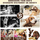 2 Pack Dog Chew Toys for Aggressive Chewers, Indestructible Dog Bones, Medium & Large Breed