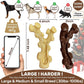 2 Pack Dog Chew Toys for Aggressive Chewers, Indestructible Dog Bones, Medium & Large Breed