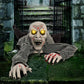 Halloween Zombie Groundbreaker, Light Up Eyes and Creepy Sound with IR Sensor for Outdoor Lawn, Graveyard and Haunted House Decor
