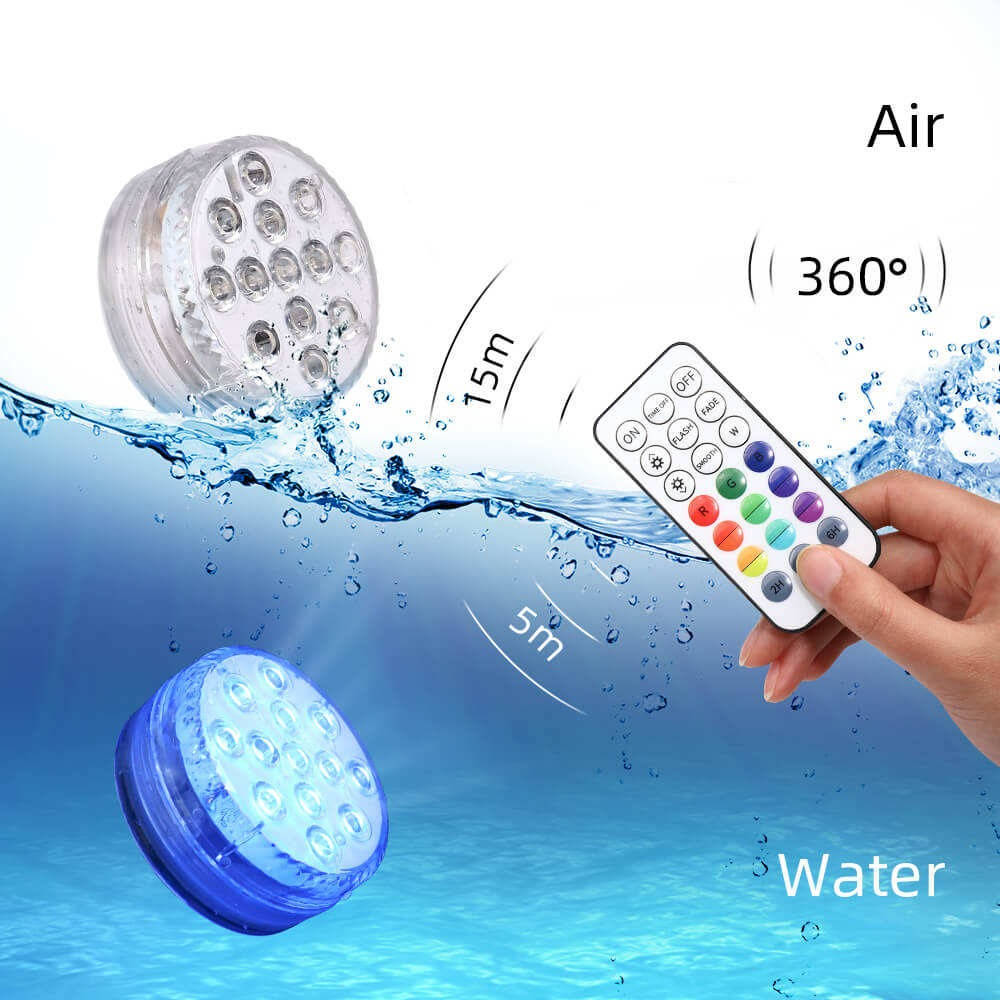 Underwater Pool LED Lights with Remote Control