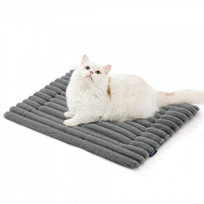 Self Heating Pet Mat, Noiseless Non Slip Dog and Cat Mat for Calming Comfort, No Gel and No Electricity