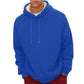 Sherpa Fleece Hoodie with Hidden Security Pocket and Raglan Sleeves for Men