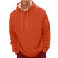 Sherpa Fleece Hoodie with Hidden Security Pocket and Raglan Sleeves for Men