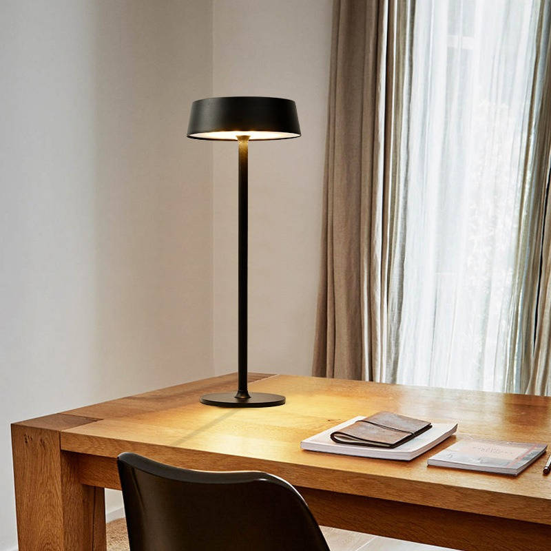 Touch Control Table Lamp, Rechargeable Dimmable LED Bedside Light, Portable Ambient Night Lamp for Bedroom and Living Room