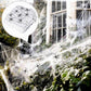 2 Pack 5 FT Halloween Giant Spider Decorations, Hairy Black Fake Spiders for Outdoor Yard, Haunted House and Indoor Party Decor
