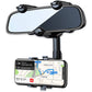 Universal Car Phone Holder Hands Free, Rearview Mirror Adjustable Smartphone Mount