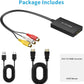 HDMI Converter AV to HDMI Adapter for PS2 PS3 Xbox VHS VCR DVD