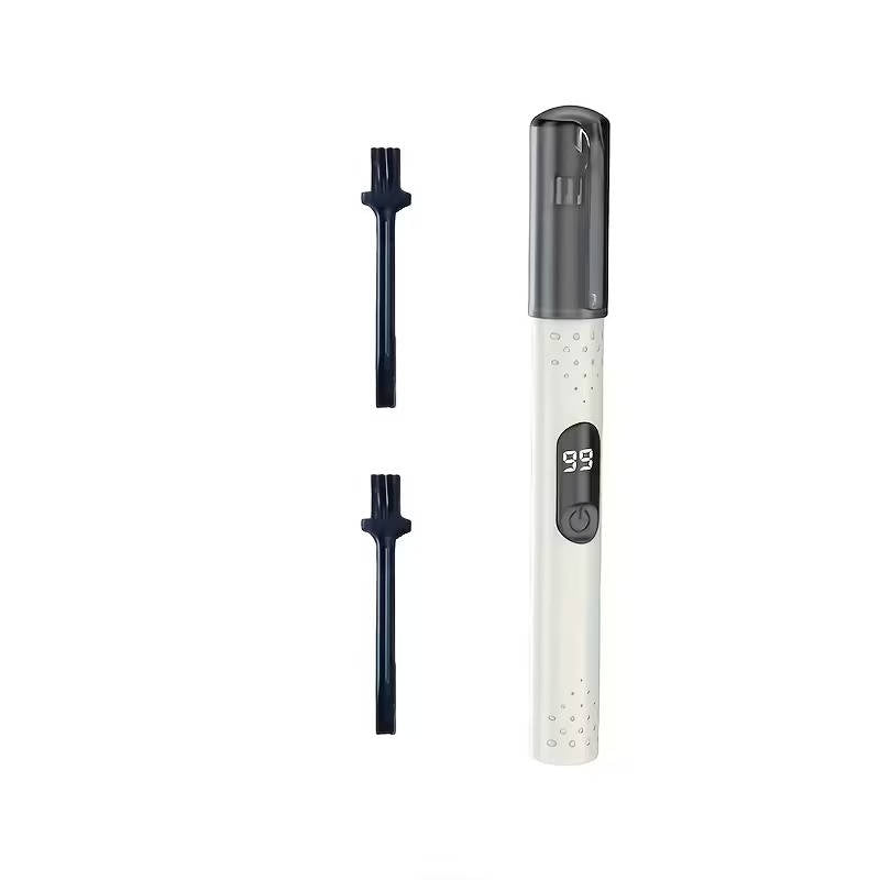 Portable Electric Nose Hair Trimmer, USB Rechargeable, No Pulling, Compact Trimmer for Nose, Ear and Eyebrow Hair