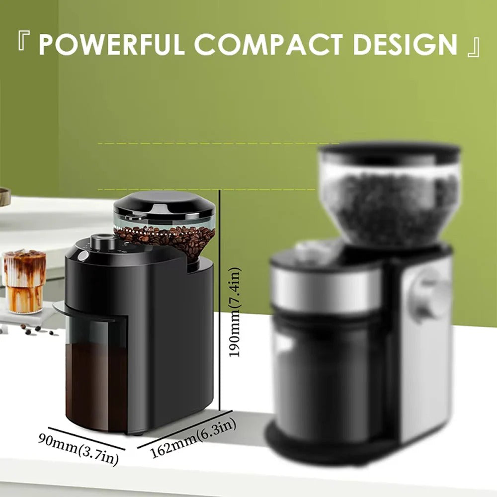 Coffee Bean Grinder, 28 Precision Settings, Adjustable Burr Grinder for Fresh Ground Coffee