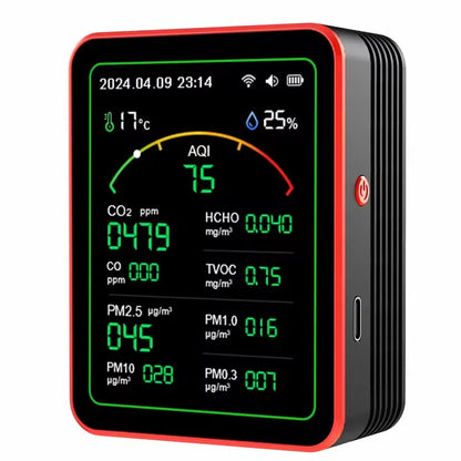 Indoor Air Quality Monitor, 15-in-1 WiFi PM2.5 CO2 Meter