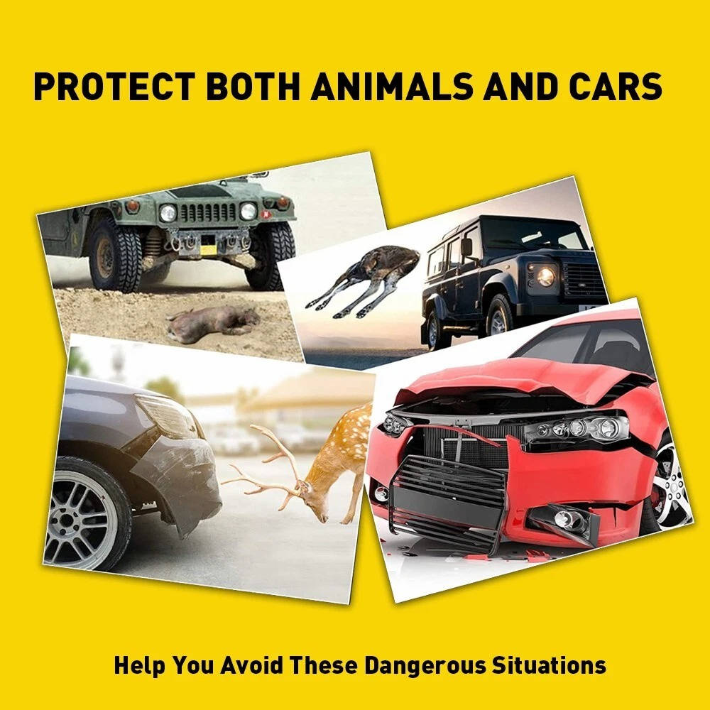 Deer Horns for Car, 8 Pcs Deer Warning Whistles for Cars, Motorcycles, Trucks and RVs