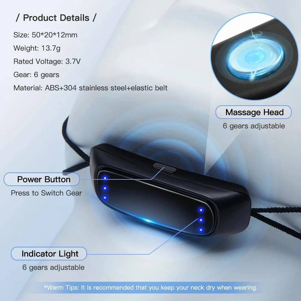 Smart Snoring Stopper Sleep Aid, Anti Snoring Chin Device for Muscle Tightening