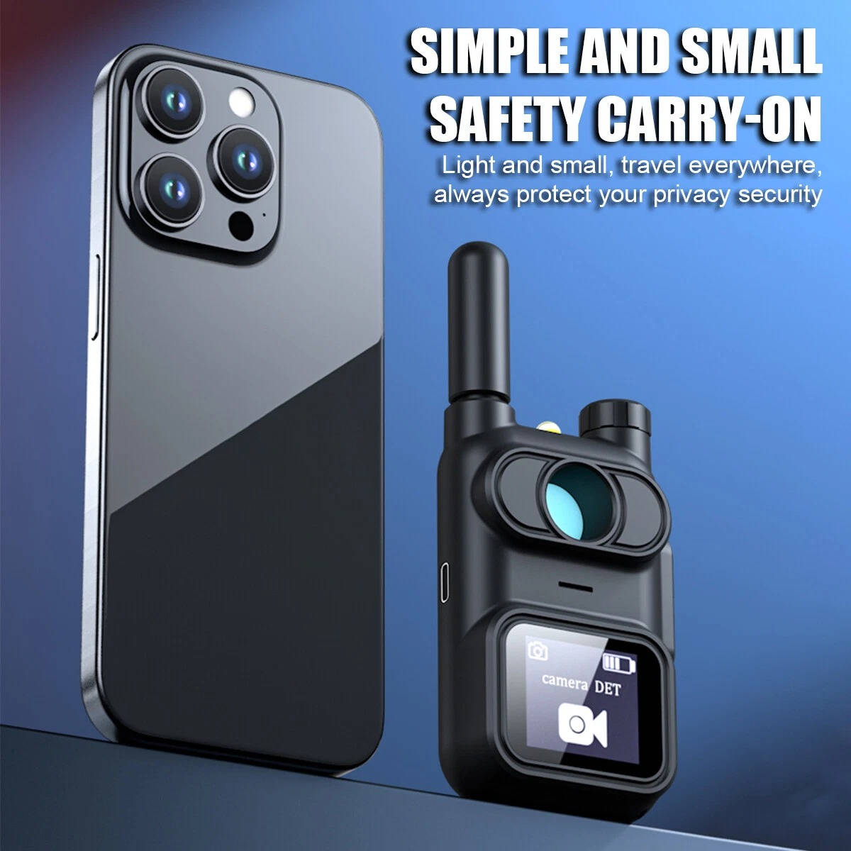 Wireless RF Camera Detector, GSM Bug GPS Tracker Finder Scanner Device