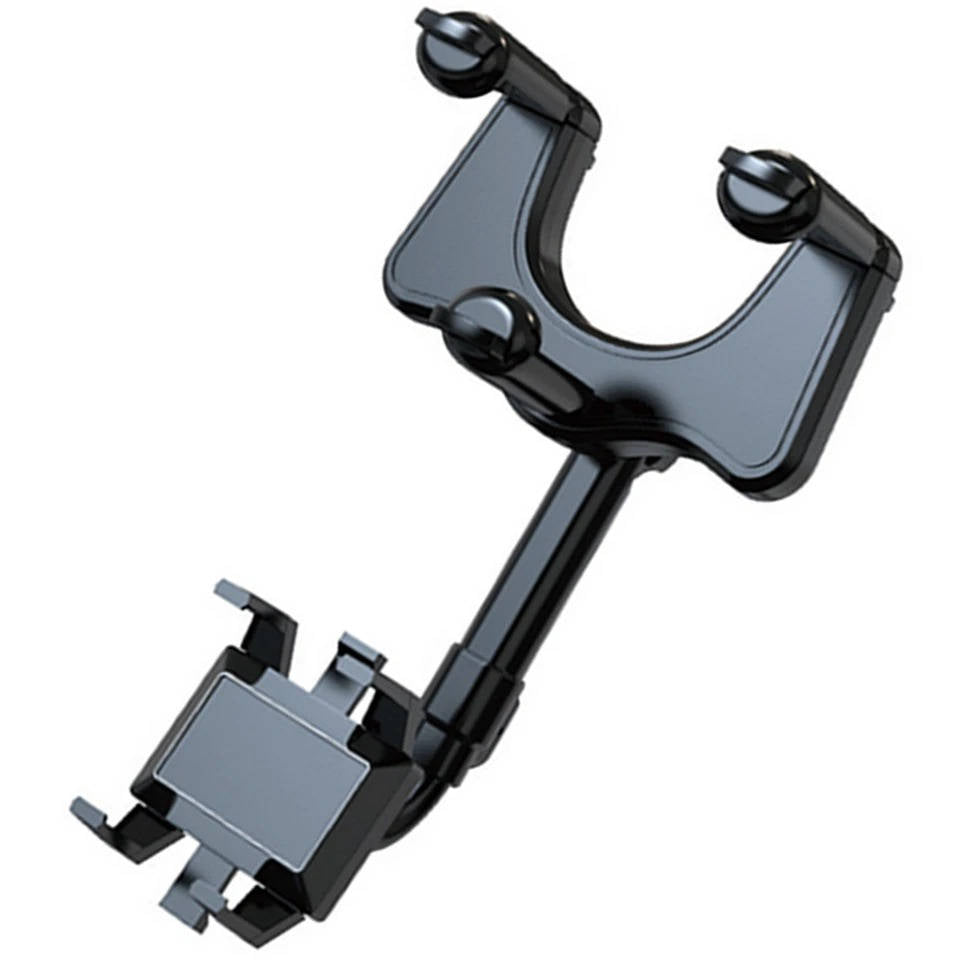 Universal Car Phone Holder Hands Free, Rearview Mirror Adjustable Smartphone Mount